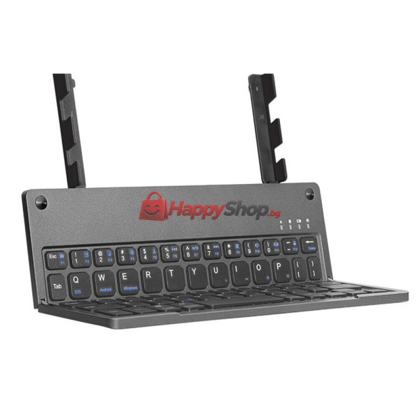 Клавиатура B048, Сгъваема, Bluetooth, Черен - 6175