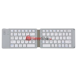 Клавиатура K018, Сгъваема, Bluetooth, Бял - 6180