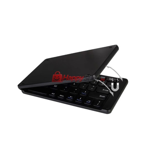 Клавиатура K018, Сгъваема, Bluetooth, Черен - 6179