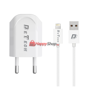 Мрежово зарядно устройство, DeTech, DE-11i, 5V/1A, 220V,1 x ..