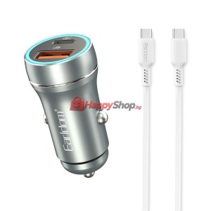 Зарядно устройство за кола Earldom ES-CC29, 30W, USB QC3.0, ..