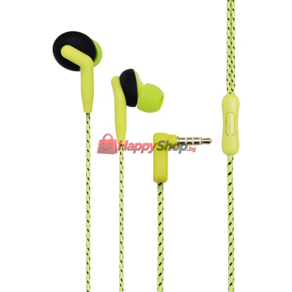 Слушалки за мобилни устройства Music Taxi X592, Mикрофон, Различни цветове - 20708