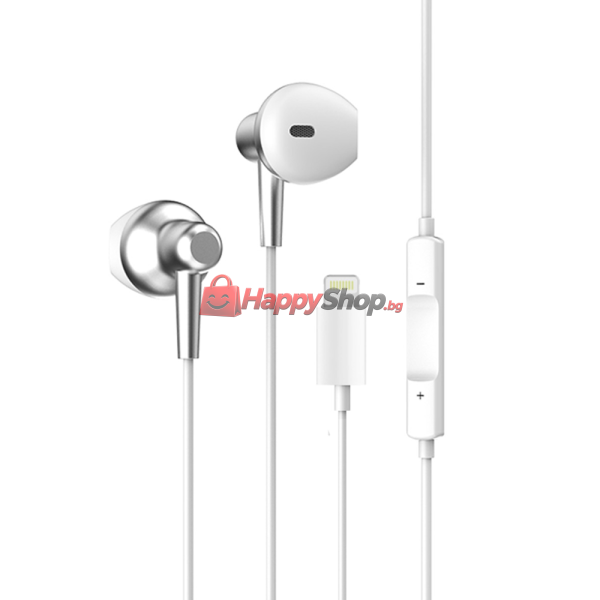 Слушалки за мобилни устройства Yookie XP210, Lightning, Mикрофон, Различни цветове - 20649