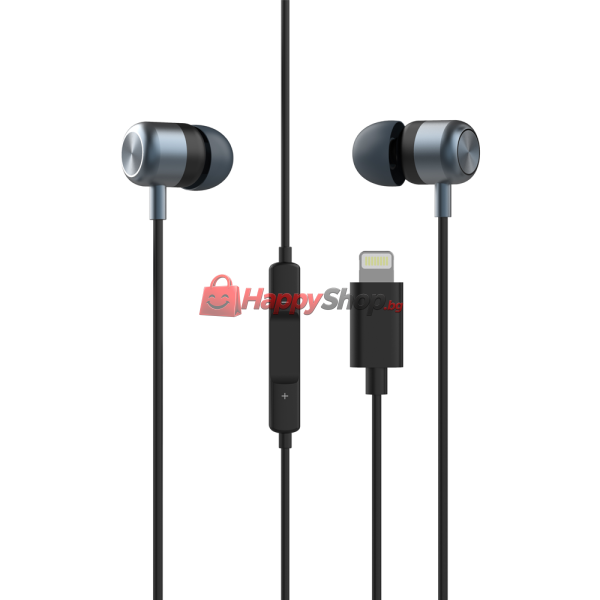 Слушалки за мобилни устройства Yookie Y627, Lightning, Mикрофон, Различни цветове - 20576