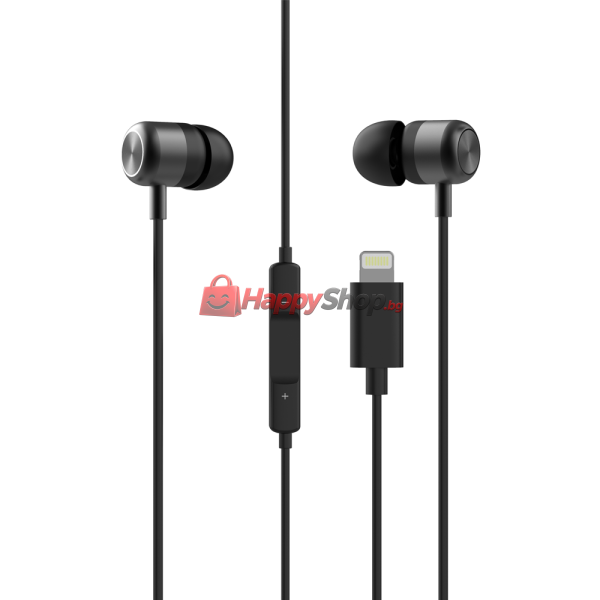 Слушалки за мобилни устройства Yookie Y627, Lightning, Mикрофон, Различни цветове - 20576