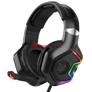 Слушалки Onikuma K10, За компютър, Микрофон, Подсветка, 3.5m..