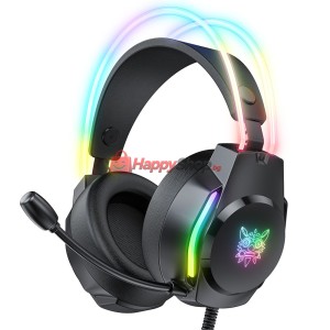 Слушалки Onikuma X26, За компютър, Микрофон, Подсветка, 3.5m..