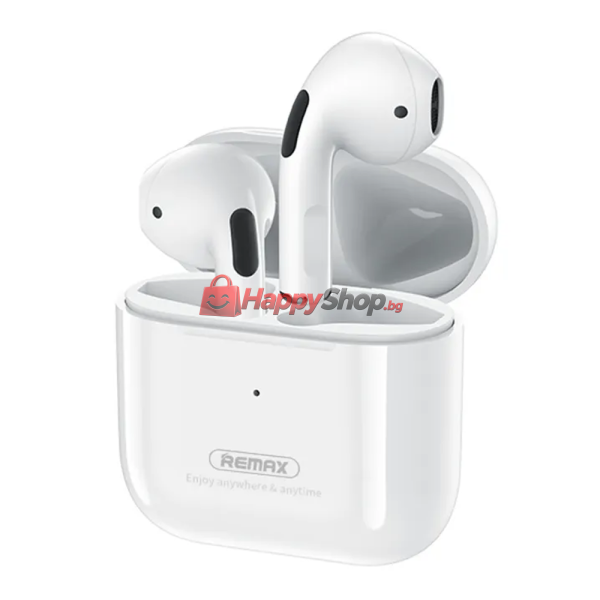 Bluetooth слушалки Remax TWS-10, Бял – 20621
