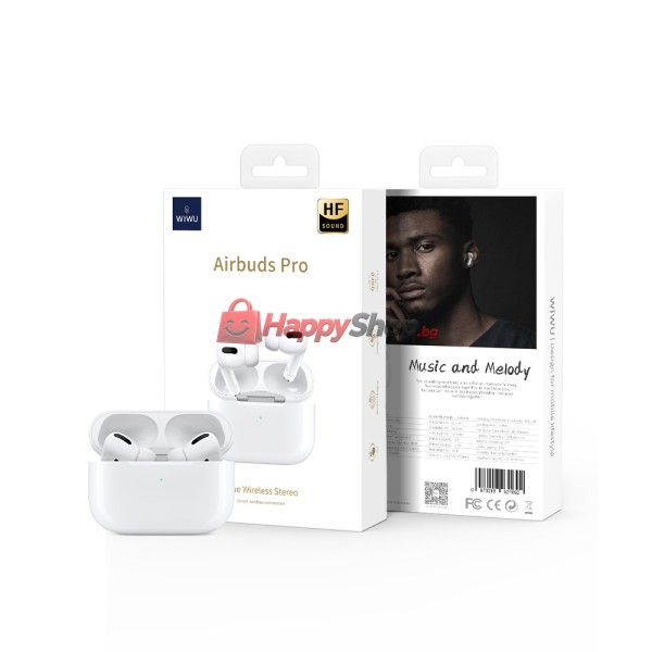 Bluetooth слушалки WiWu Airbuds Pro SE, Бял – 20726