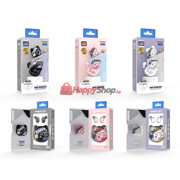 Bluetooth слушалки Yookie YKS21, Различни цветове – 20615