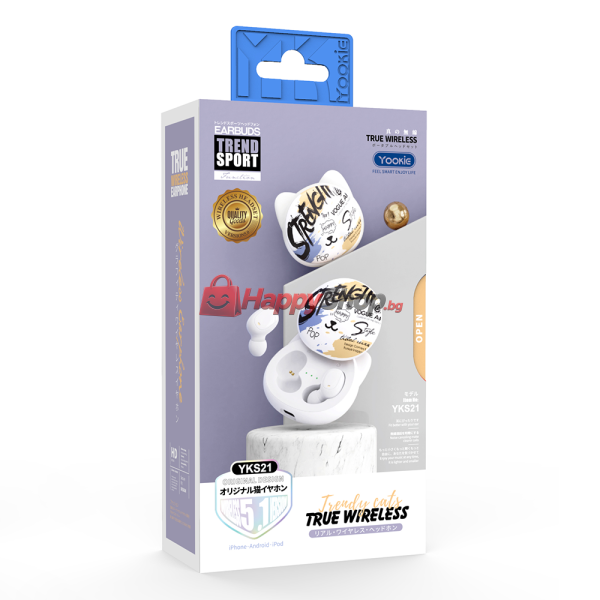 Bluetooth слушалки Yookie YKS21, Различни цветове – 20615