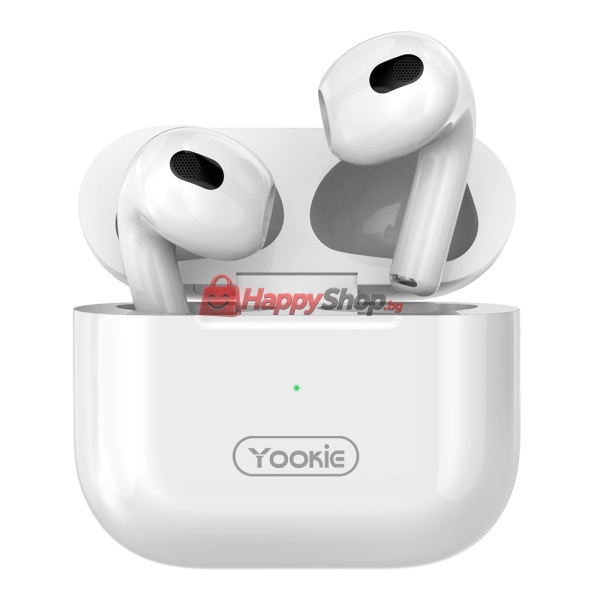 Bluetooth слушалки Yookie YKS23, Бял – 20610