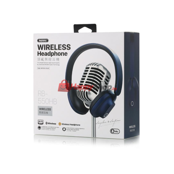 Слушалки с Bluetooth Remax RB-550HB, Различни цветове - 20480