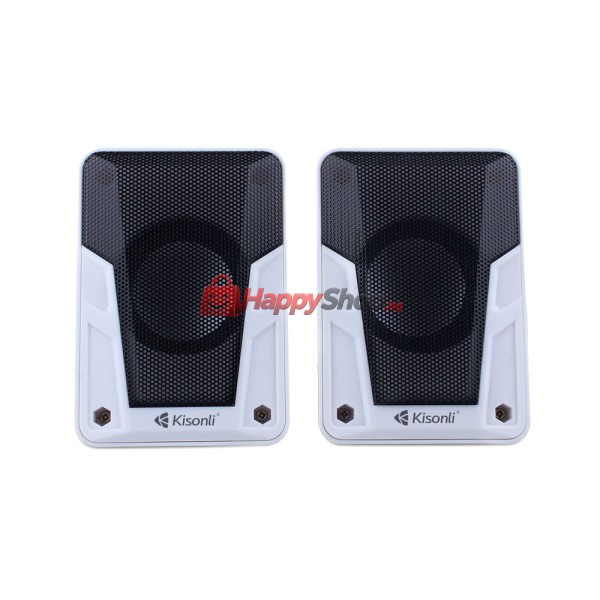 Тонколони Kisonli A-505, 2x3W, USB, Различни цветове - 22159