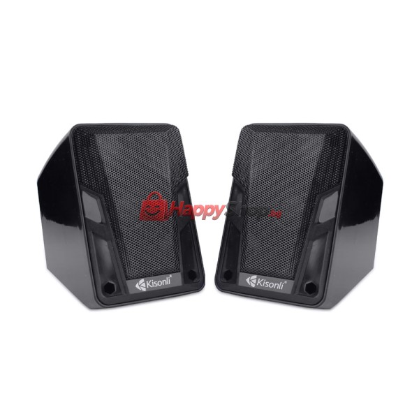 Тонколони Kisonli A-505, 2x3W, USB, Различни цветове - 22159