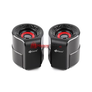 Тонколони Kisonli A-909, 2x3W, USB, Черен - 22160