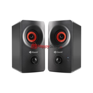Тонколони Kisonli AC-9002BT, Bluetooth, 2x5W, 220V, Черен - ..