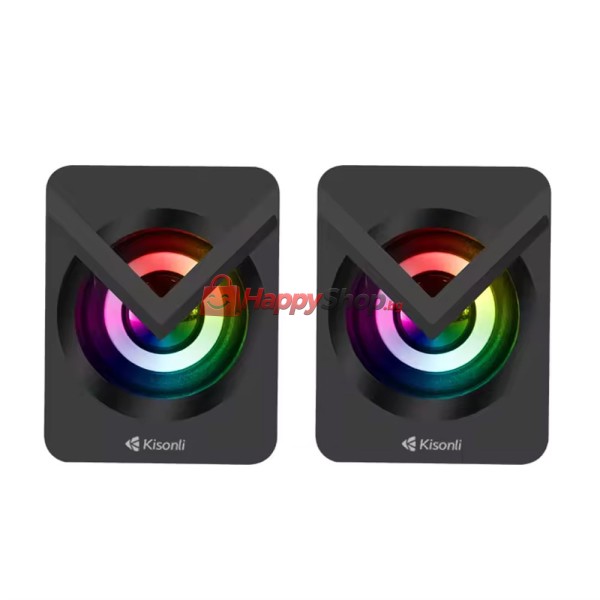 Тонколони Kisonli L-1040, AUX, 2x2.5W, Черен - 22244
