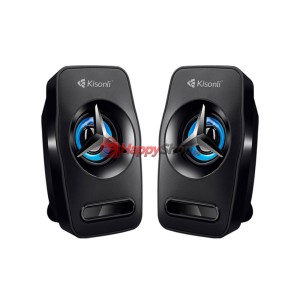 Тонколони Kisonli L-3030, 2x3W, USB, Черен - 22156