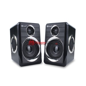 Тонколони Kisonli T-005, 2x3W, USB, Черен - 22157