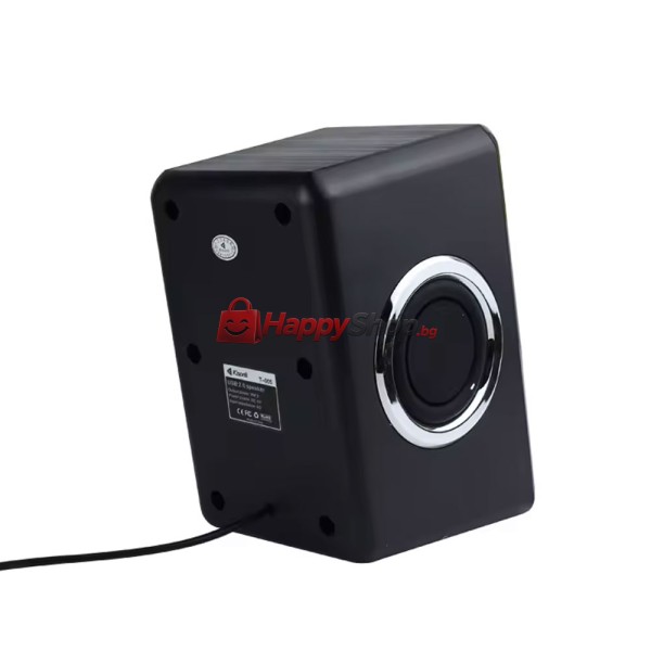 Тонколони Kisonli T-005, AUX, 2x3W, Черен - 22250
