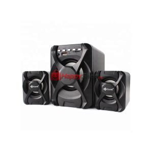 Тонколони Kisonli U-2500BT, Bluetooth, 5W+3W*2, USB, Черен -..