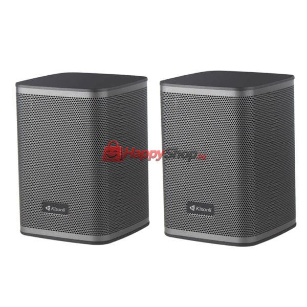 Тонколони Kisonli X25, Bluetooth, AUX, SD, 2x3.5W, Черен - 22224
