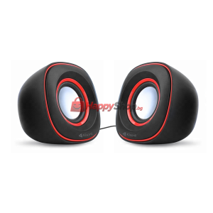 Тонколони, Kisonli V350, 2x3W, USB, Черен- 22061