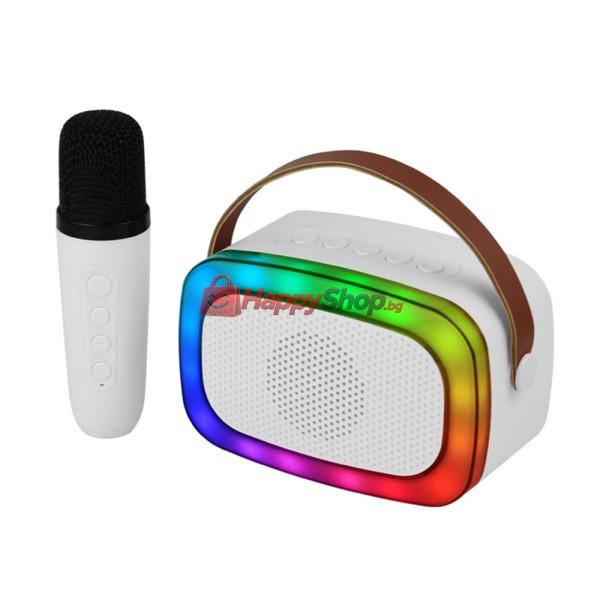 Тонколона Kisonli G21, Bluetooth, Караоке, USB, SD, FM, AUX, Различни цветове - 22268