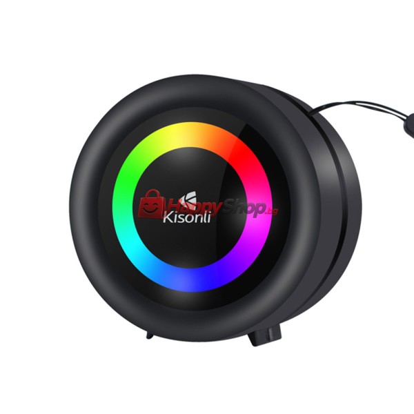 Тонколона Kisonli S16, Bluetooth, AUX, Черен - 22256