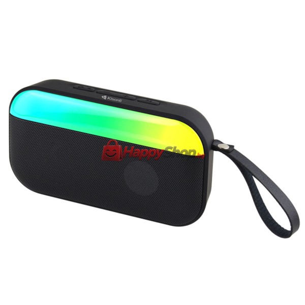 Тонколона Kisonli S19, Bluetooth, FM, AUX, Черен - 22258