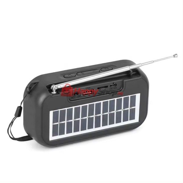 Тонколона Kisonli SC-01, Bluetooth, FM, AUX, Черен - 22261