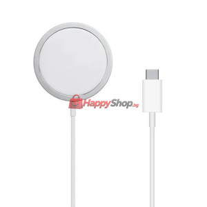 Безжично зарядно устройство WiWu M5 MagSafe, Qi, 15W, Бял - ..