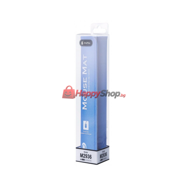 Подложка за мишка One Plus M2936, 245 x 210 x 1.5mm, Син - 17523