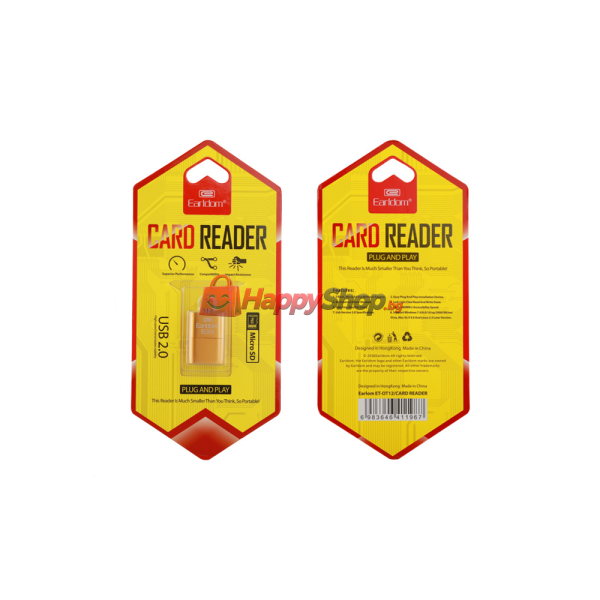 Четец за карти Earldom ET-OT25, Micro SD, Черен - 11045