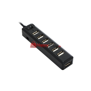 USB хъб , USB 2.0, 7 Порта, Черен - 12057