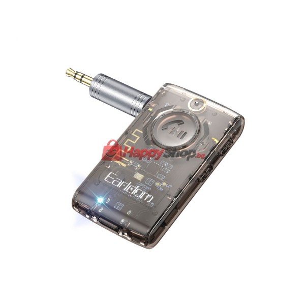 Bluetooth аудио приемник Earldom ET-BR01, 3.5mm, Черен – 40348