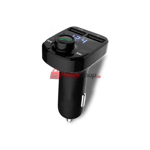 FM Трансмитер Earldom ET-M29, Bluetooth, USB, 3.4A, Черен – 17300