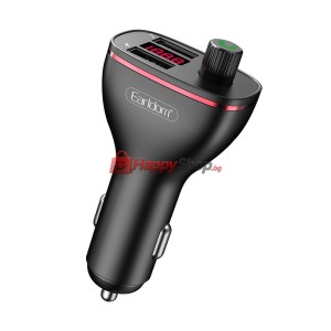 FM Трансмитер Earldom ET-M58, Bluetooth, USB, 5V/2.0A, Черен..