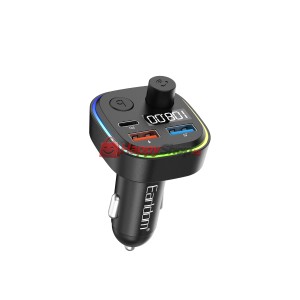 FM Трансмитер Earldom ET-M84, Bluetooth, USB, Type-C, PD, 3...