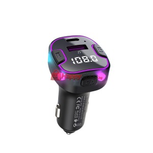 FM Трансмитер Earldom ET-M99, Bluetooth, USB, Type-C, QC, 3...