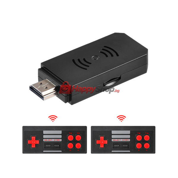 Игрова конзола D600, 800 Вградени игри, HDMI, Черен - 13032