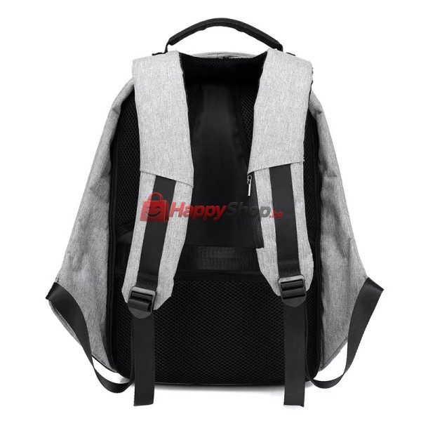 Раница за лаптоп BP-01, 15.6", Сив - 45284