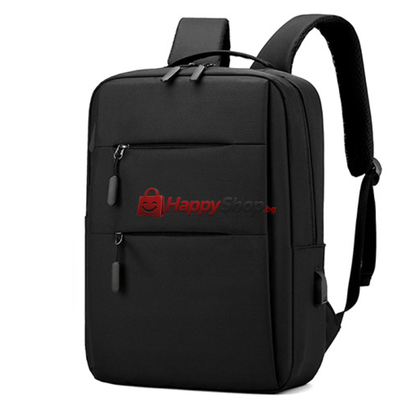 Раница за лаптоп BP-03, 15.6", Черен  - 45288