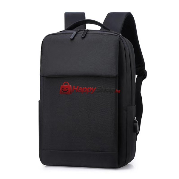 Раница за лаптоп BP-09, 15.6", Черен - 45297