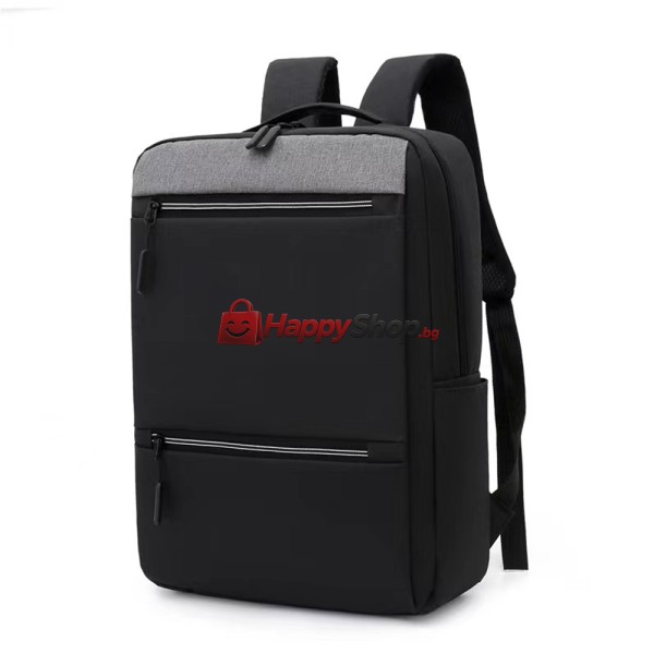 Раница за лаптоп BP-11, 15.6", Черен  - 45300