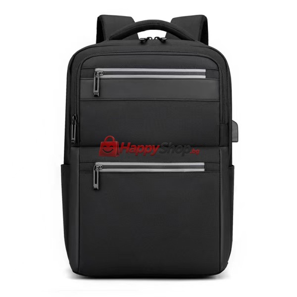 Раница за лаптоп BP-28, 15.6", Черен - 45307