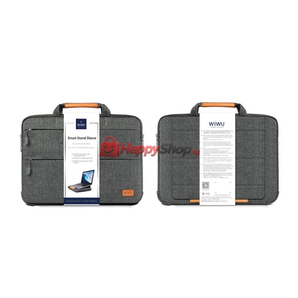 Чанта за лаптоп WiWu, 15.4", Черен - 45338