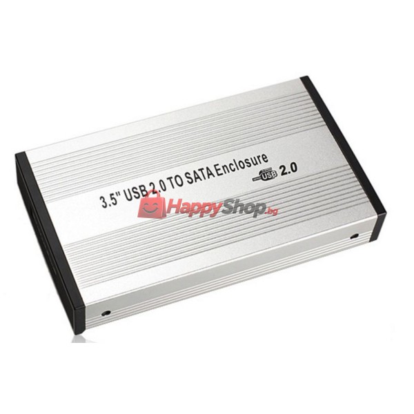 Кутия за хард диск USB 2.0 SATA 3.5" - 17315