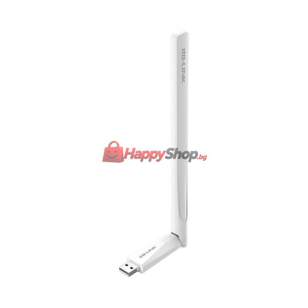 Безжичен мрежов адаптер LB-LINK BL-WDN650A, 650Mbps, 2.4/5Ghz, 6dBi, Бял - 19045